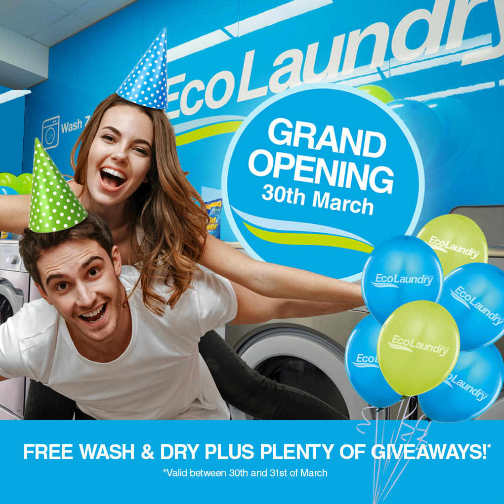 Eco Laundry Room Opening Day