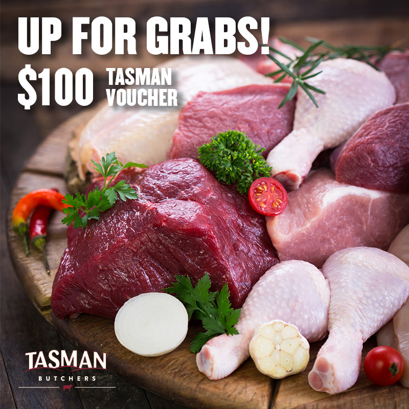 Enter To Win $100 Tasman Butchers Voucher